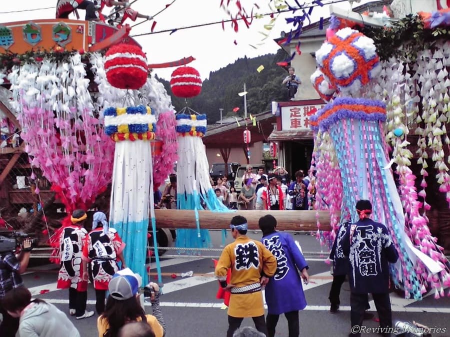 震災前の陸前高田の街並み