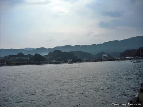 長部漁港から見た風景（2/2）(2010年7月31日)