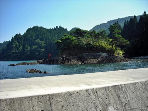 赤い鳥居の小島（3/3）(2010年8月7日)