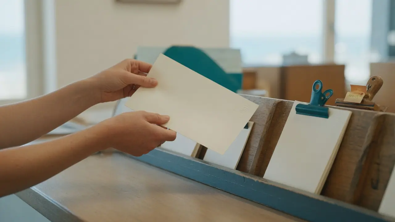 気仙のマイナンバーカード窓口案内の解説に添えた絵。記事の内容を表す作り絵で、実在の場所や人を撮影した写真ではありません